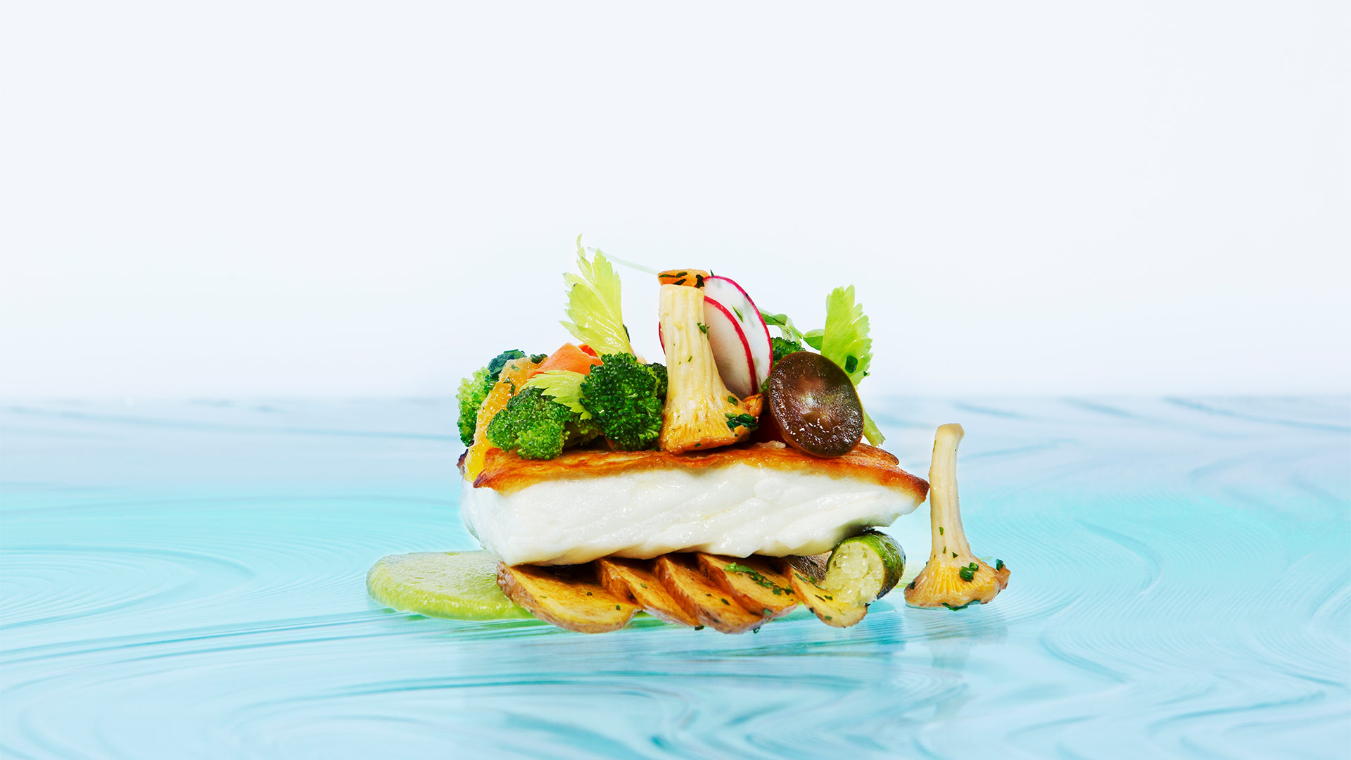 close up of a dish with vegetables on it