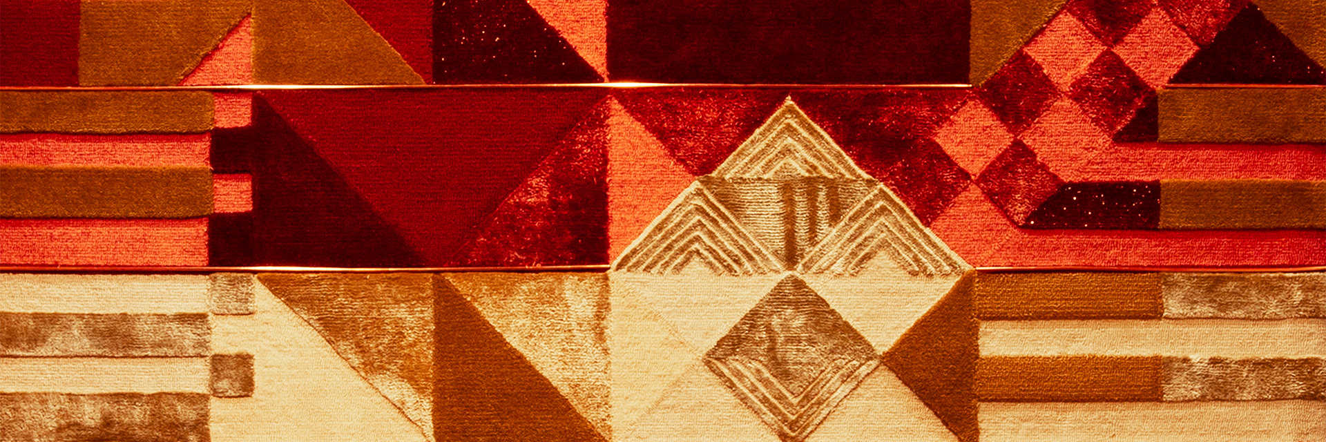 red and tan pattern
